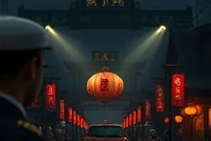 老式织机上断经的缎面特写，江南织造局封面