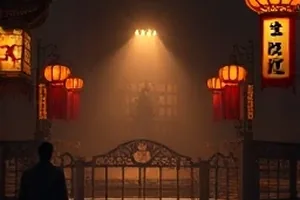 夜行列车车窗外掠过的灯带，归途列车夜封面